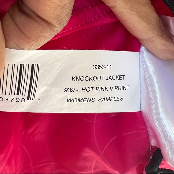 SPYDER KNOCKOUT JACKET SKI SNOWBOARD JACKET PINK/ WHITE SIZE 8 SAMPLE AUTHENTIC - Picture 13 of 16